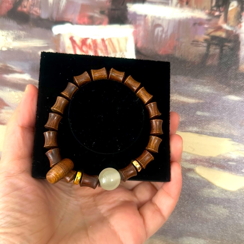 elastic wood Bracelet No. 5